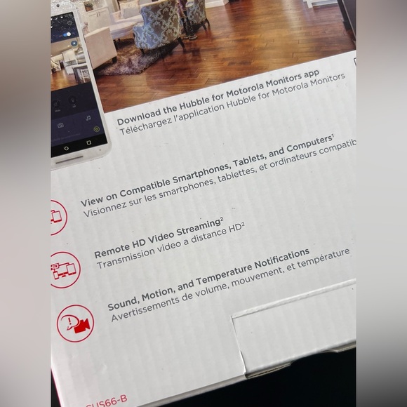 NIB Motorola FOCUS66-B Wi-Fi HD Home Monitoring Camera System Security Protect - Picture 7 of 8